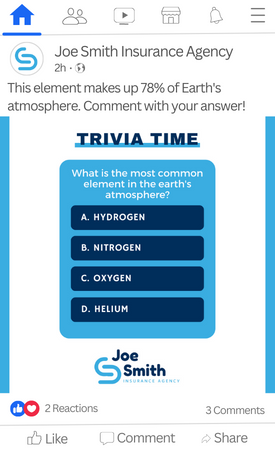 Social Media Example - Trivia