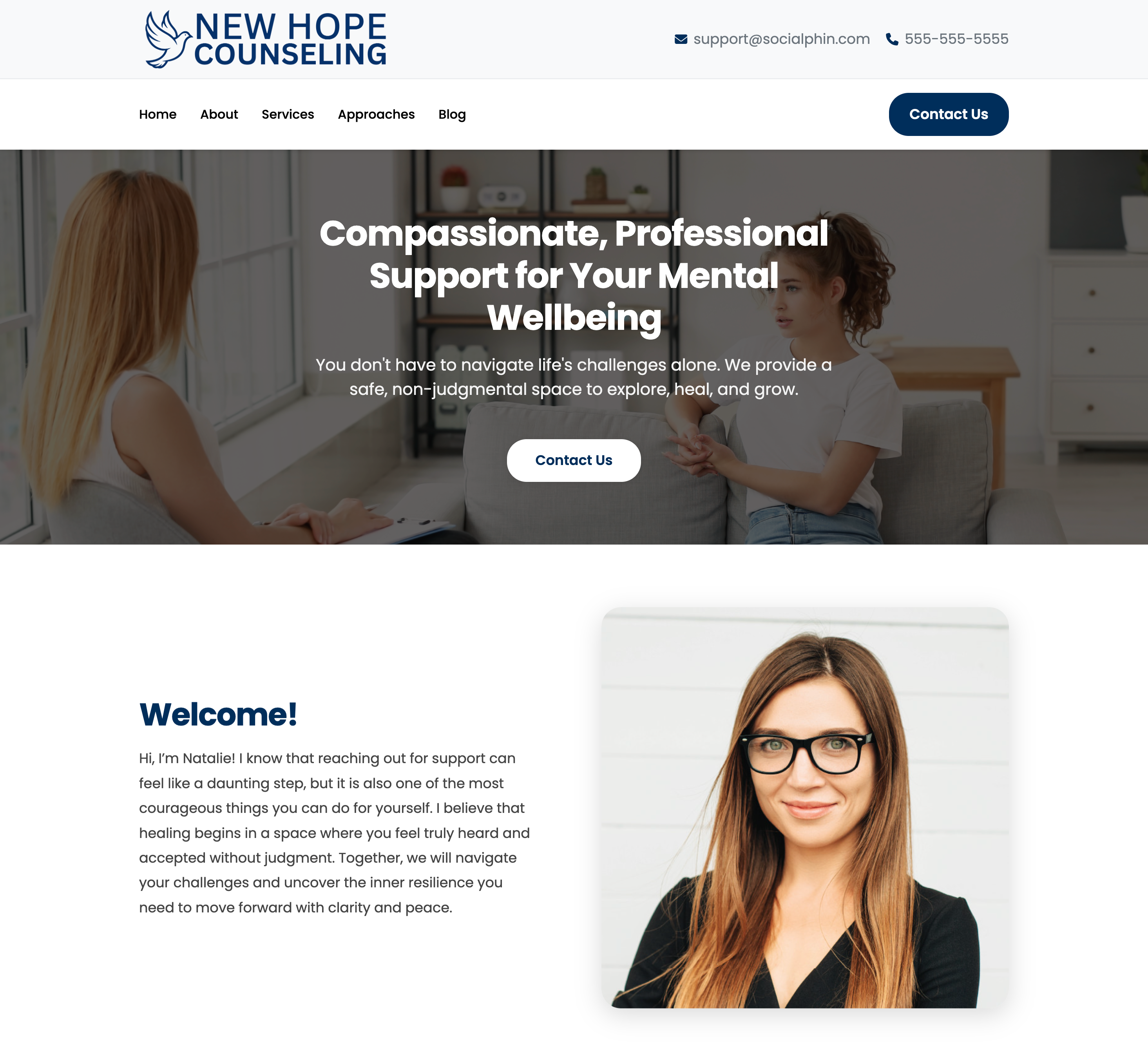 Socialphin for Counselors - Website Example